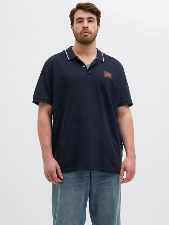 Produktbild Jack & Jones Plus Size Gedruckt Poloshirt Poloshirt (4XL)