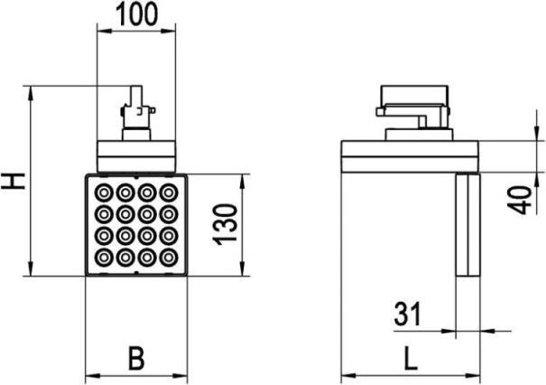 Actual product image Ridi LED track spotlight (3940 lm)