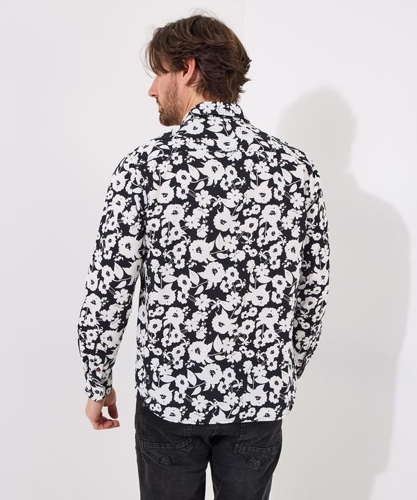 Actual product image Joe Browns Monochrome Floral Long Sleeve Shir (L)