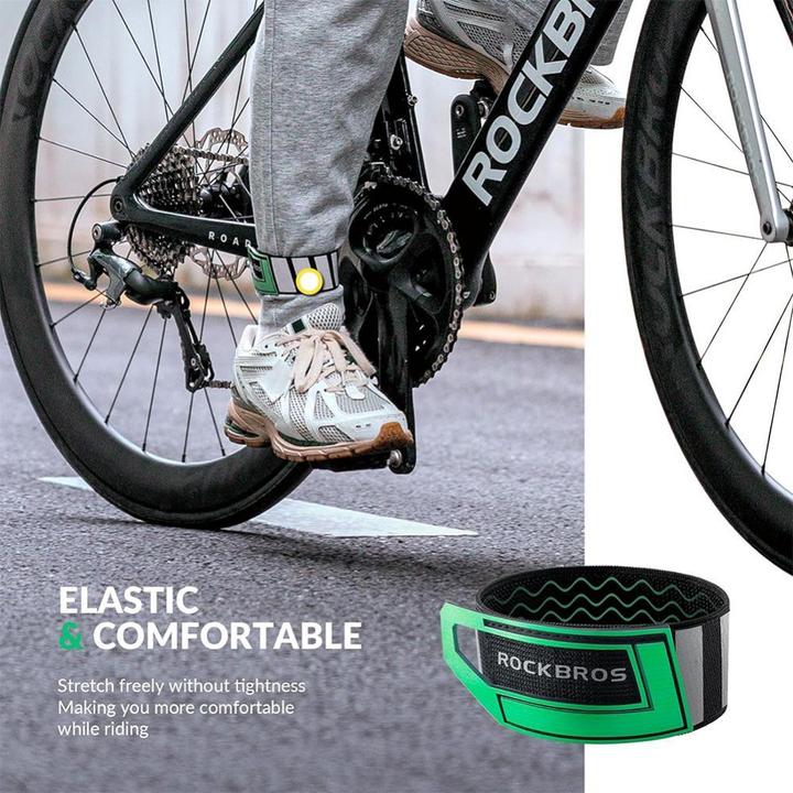 Actual product image Rockbros reflective tape 49210008001 - green