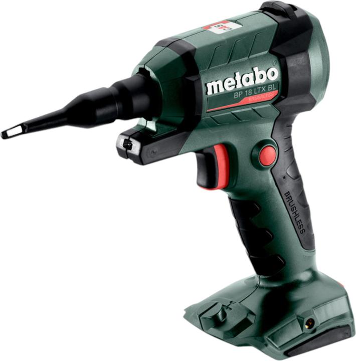 Image du produit Metabo BP 18 LTX BL Soufflette sans fil 18 V Brushless + 1x batterie 4,0 Ah + chargeur (Fonctionnement sur batterie, Souffleurs d'atelier)