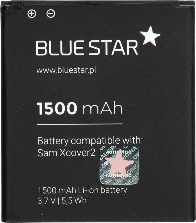 Actual product image Partner Telecom Battery Blue Star BLUE STAR battery for SAMSUNG S7710 Galaxy Xcover 2 1500 mAh