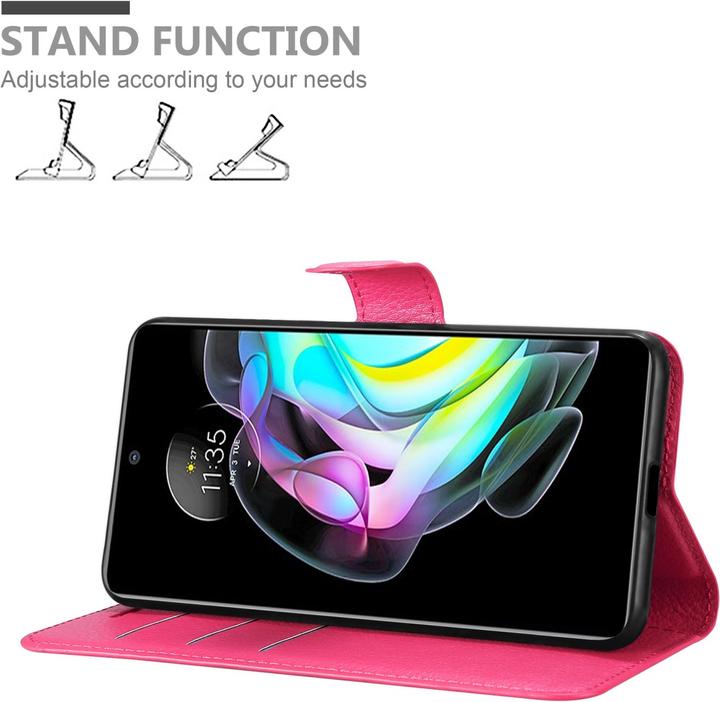 Actual product image Cadorabo Book Stand Case for Motorola EDGE 20 (Motorola Edge 20)