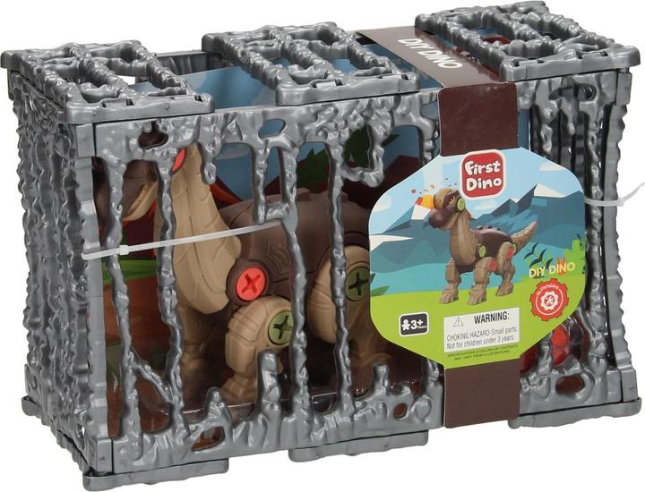 Actual product image Screw Dino into the cage