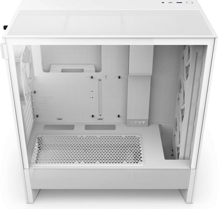 Produktbild NZXT H5 Flow RGB ( 2024 ) (weiss, Tempered Glass) (mATX, Mini-ITX, ATX, E-ATX)