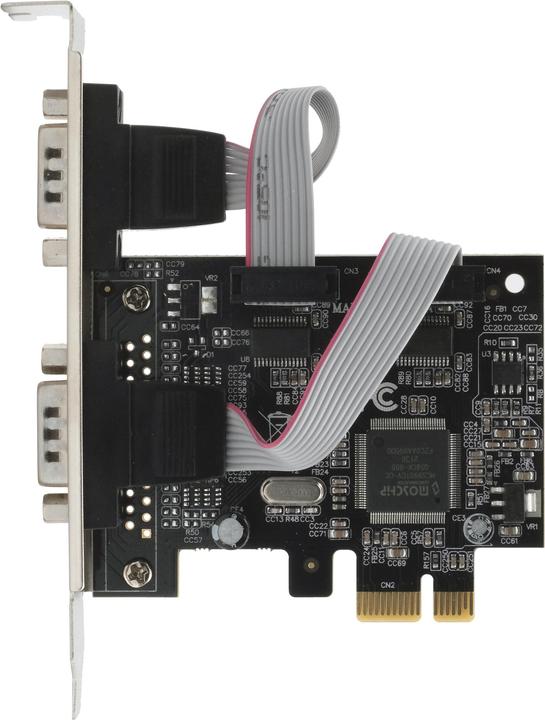 Produktbild Exsys GmbH PCIe 2S Seriell RS-232 Karte (ASIX/MosChip)
