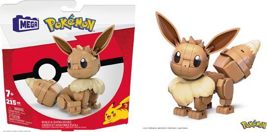 Actual product image Mega Construx Pokémon Build & Show Eevee