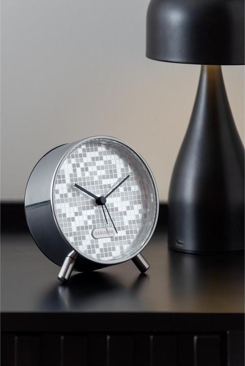 Actual product image Karlsson Classic alarm clock Disco Bling Bling 11 cm, silver