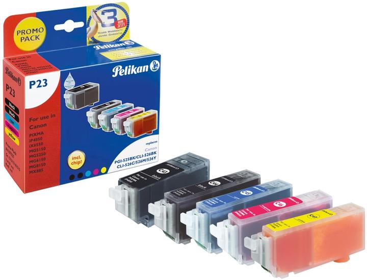 Pelikan Cli-526, Pgi-525bk (M, C, Y, PGBK, BK)