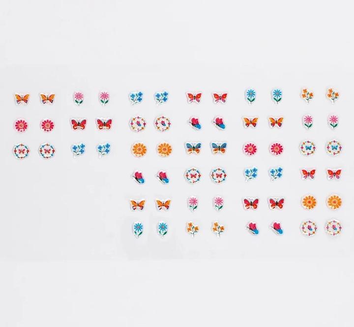 Produktbild Rex London Stick on Earrings Floral Flutter (Klebstoff, Kunststoff)