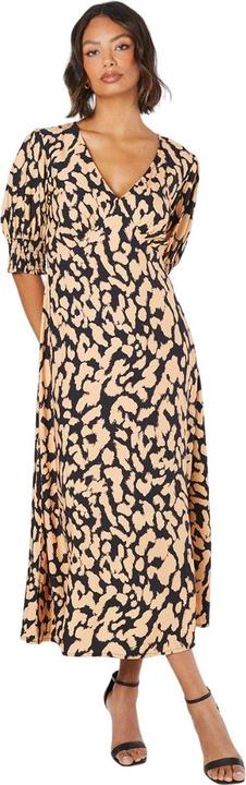 Dorothy Perkins Midikleid Geraffte Manschette (34)