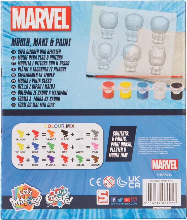 Actual product image Sambro Plaster Cast & Painting Marvel