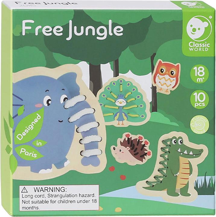 Actual product image Classic World Jungle Puzzle, 10pcs. (10 pieces)