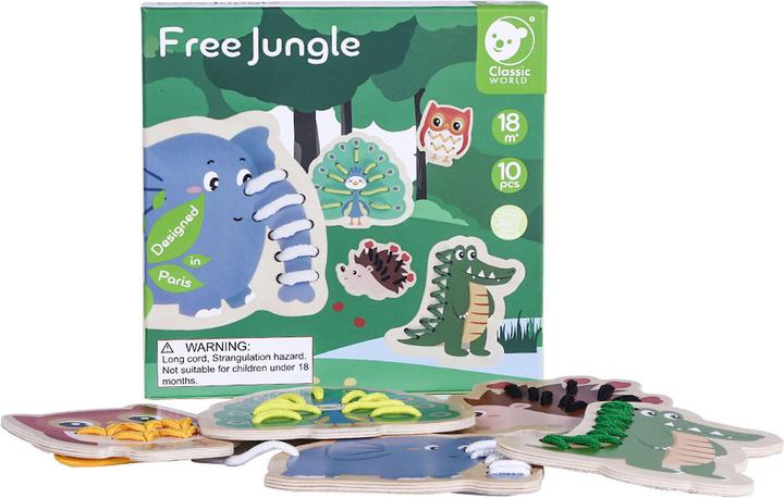 Actual product image Classic World Jungle Puzzle, 10pcs. (10 pieces)