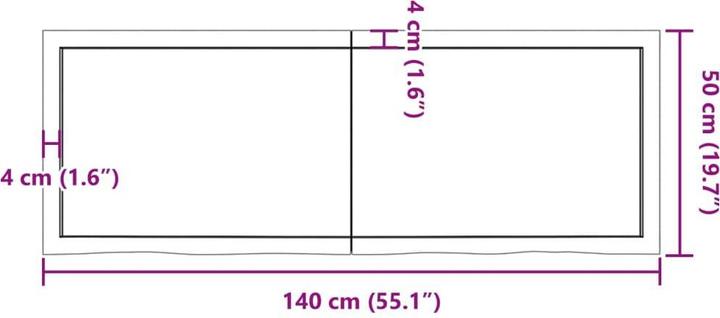 Produktbild VidaXL Emerald (140 x 50 x 6 cm)