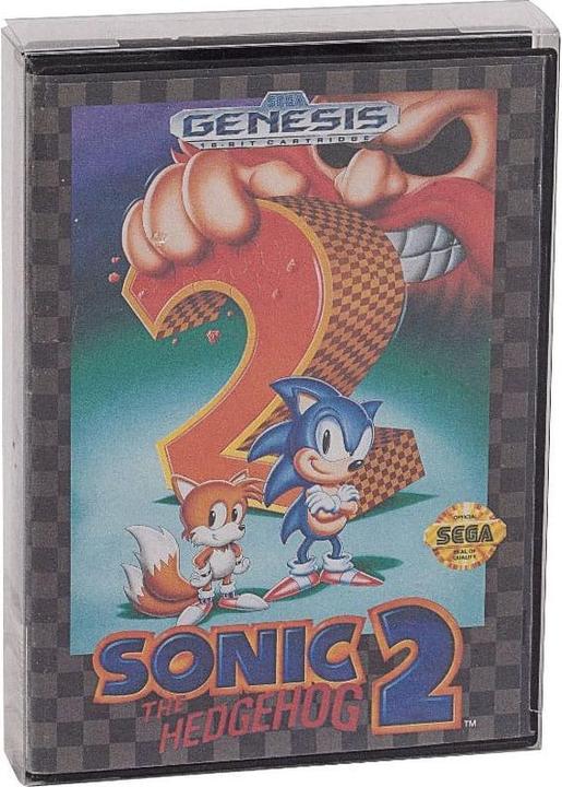 Actual product image Evoretro PET Protectors 25-Pack for Sega Genesis Games