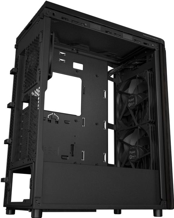 Produktbild ASUS Case PROART PA401 WOOD TG PWM BLACK (ATX)