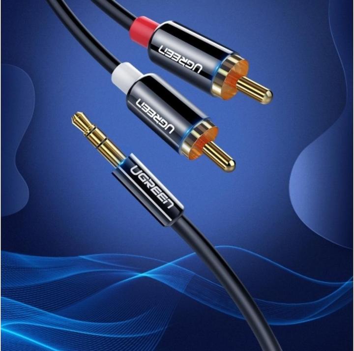 Image du produit Ugreen 2x RCA - jack 3,5 mm (2 m, RCA, Jack 3,5 mm (AUX))