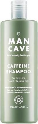 Actual product image ManCave Caffeine Shampoo 500ml for Men - Supports Healthy Hair Growth with Caffeine, Panthenol and V (500 ml, Liquid shampoo)