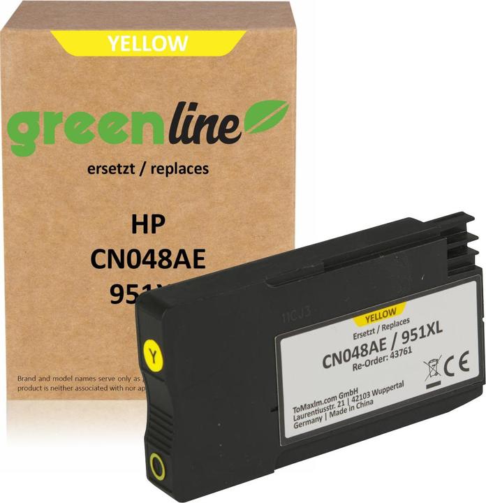 Produktbild Inkadoo greenline Kompatibel Tinten für HP OfficeJet Pro 8615 (Y)