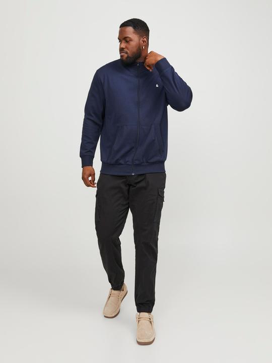 Actual product image Jack & Jones Single-coloured plus size sweatshirt (4XL)