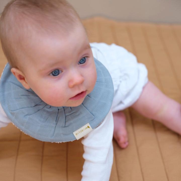 Actual product image Fabelab 3Pack ruffled bib Cottage Mix