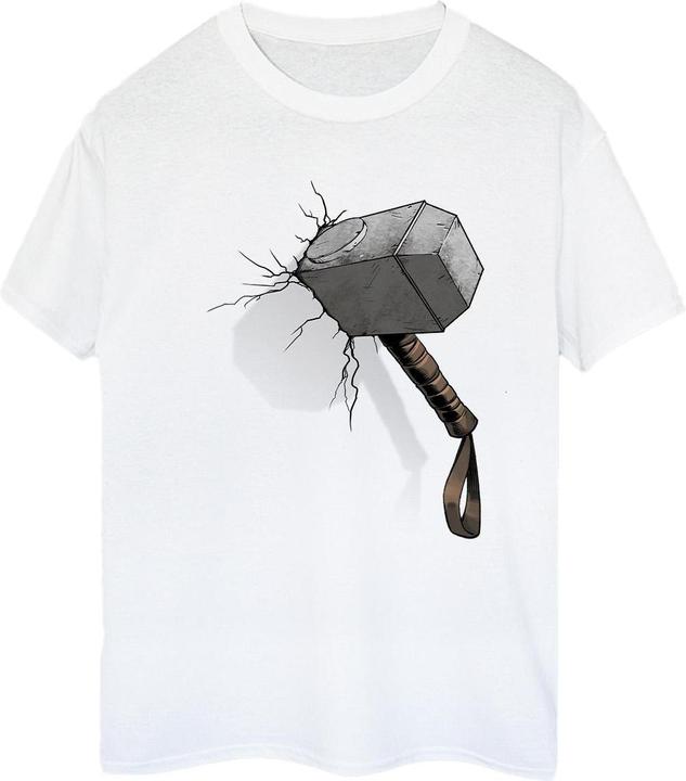 Marvel Thor Hammer Crack TShirt (XXL)