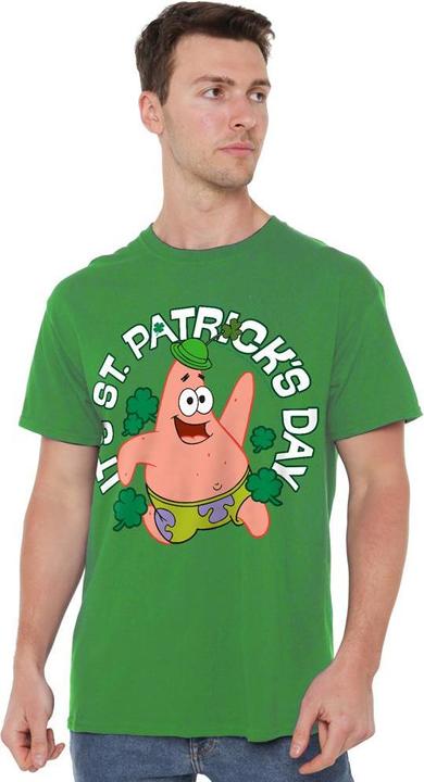 Immagine prodotto Spongebob Squarepants It's St Patrick's Day Maglietta Uomo (4XL)