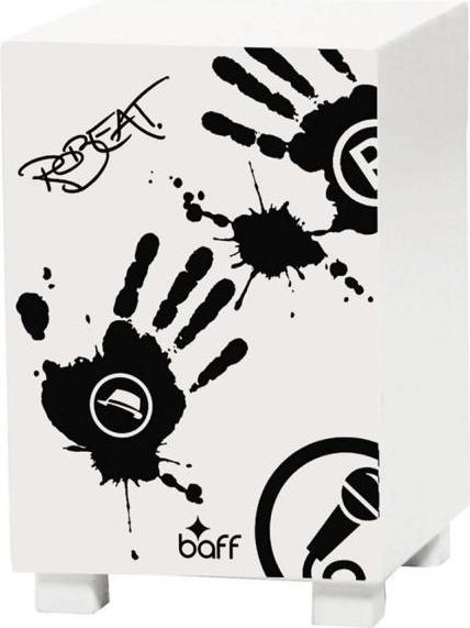 Produktbild Baff beatBOX Robeat Cajon Musik-Hocker WH mit Pad (Perkussion)
