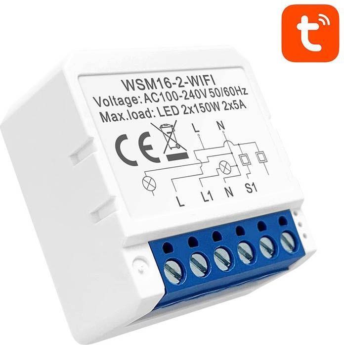 Image du produit Avatto Module de commutation intelligent WiFi WSM16-W2 TUYA (Actionneur de chauffage)