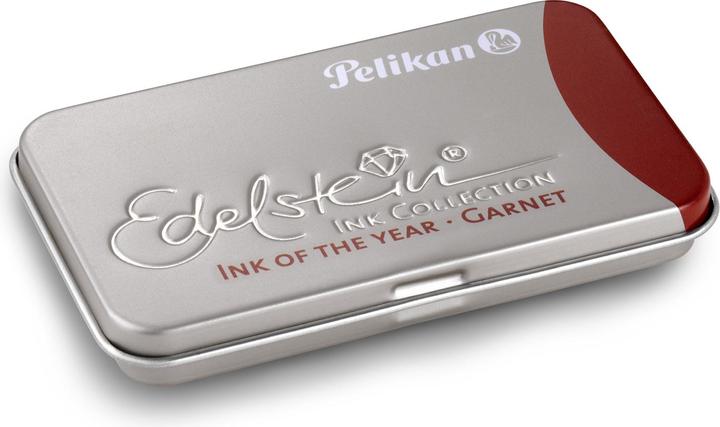 Pelikan Cartucce di grande capacità Gem Garnet (cartucce d'inchiostro, Arancia, Rosso)