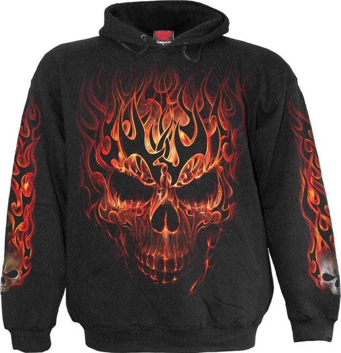 Immagine prodotto Spiral Skull Blast Felpa con Cappuccio Bambini (XS)