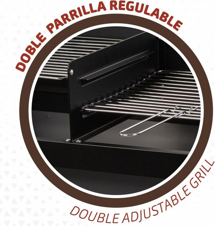 Immagine prodotto Aktive Barbecue a carbonella con ruote Plastica attiva Metallo smaltato 97 x 96 x 42 cm Nero