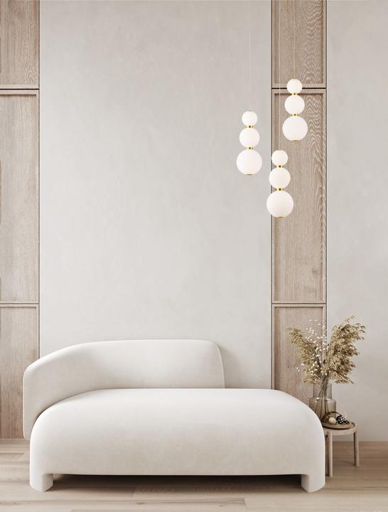 Produktbild Nova Luce PERLA LED Pendelleuchte Gold 23W Warmweiss 150x31cm dimmbar 9695242