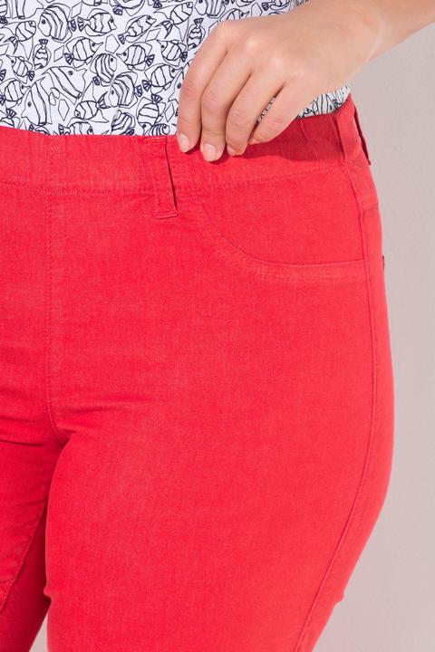 Produktbild Ulla Popken Jeansculotte Mary, weites Bein, Elastikbund (54)
