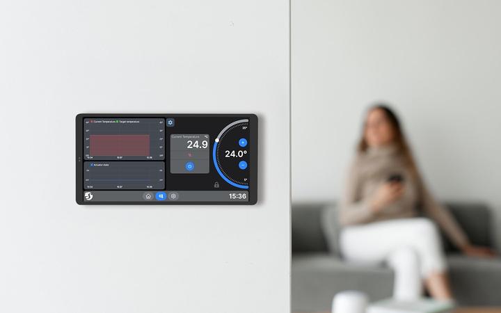 Actual product image Shelly Wall Display X2 Black