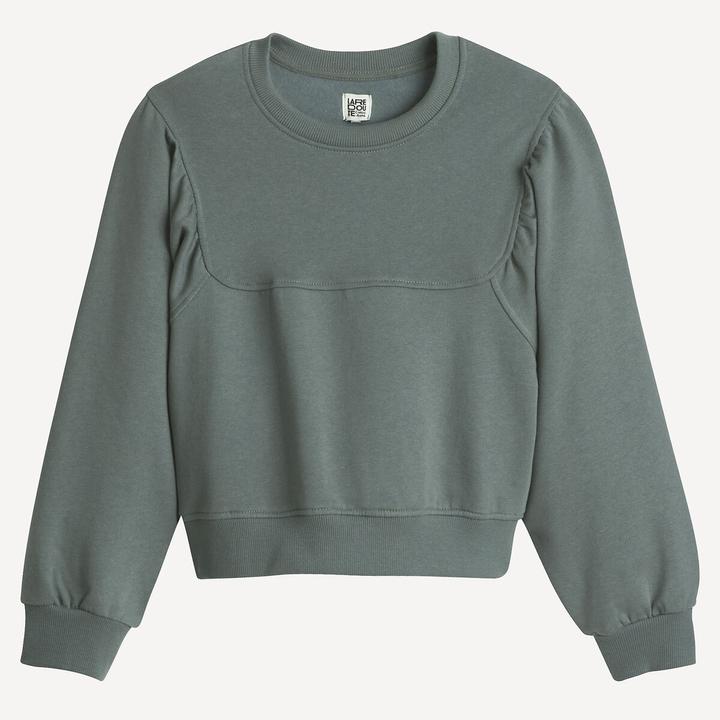La Redoute Collections Sweatshirt mit Rundhalsausschnitt