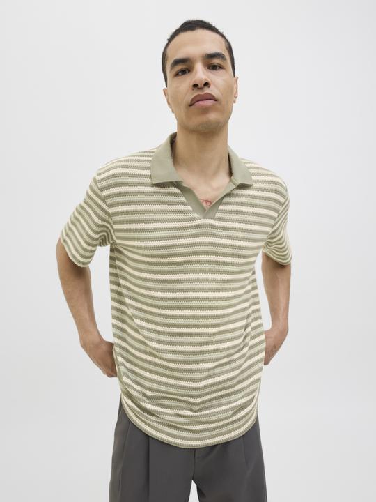 Image du produit Jack & Jones Gestreift Fly-Away Kragen Poloshirt Poloshirt (XL)