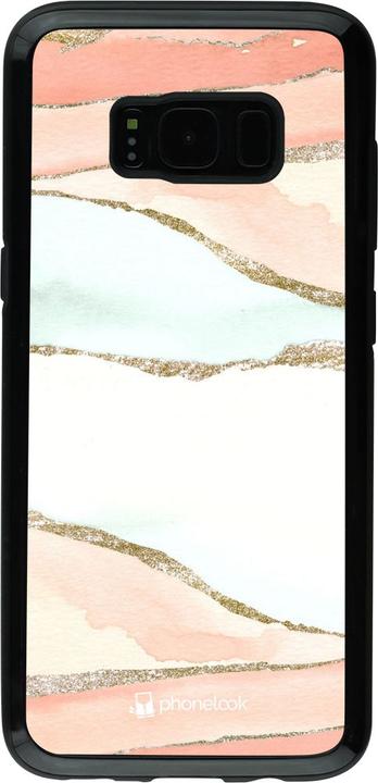 Produktbild PhoneLook Hülle Hybrid Armor schwarz Shimmering Orange (Samsung Galaxy S8+)