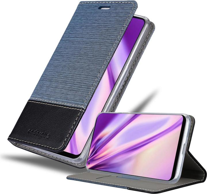 Produktbild Cadorabo Book Jeans Optik Cover (Samsung Galaxy A21s)