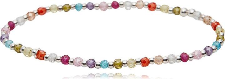 Leyda Armband Zirkon (17 cm, Silber 925, Stein)