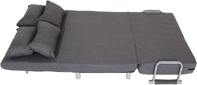 Actual product image Swisshandel24 Sleeping Chair HWC-K29, Folding Armchair Sleeping Sofa Guest Bed Relaxing Armchair, Lying Surface
