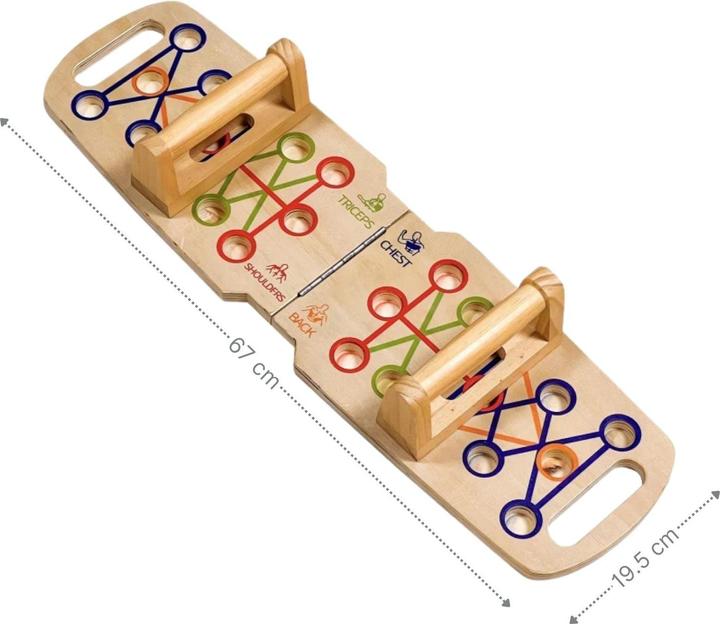 Produktbild Hermex Push-Up-Board Liegestützbrett Push-Up-Trainer Liegestütz-Board