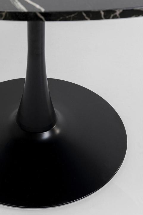 Actual product image Kare Design Table Schickeria Marble Black Ø110cm (110 x 110 x 74 cm)