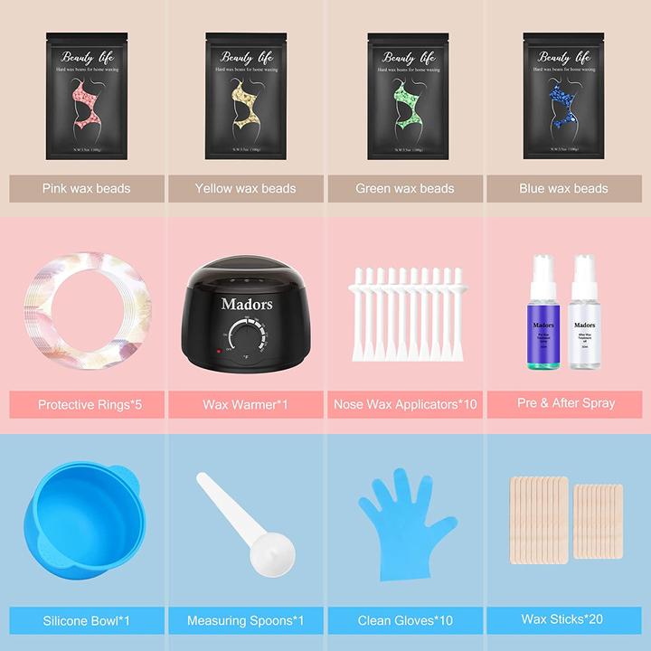 Immagine prodotto Madors Set per ceretta depilatoria (55 x)