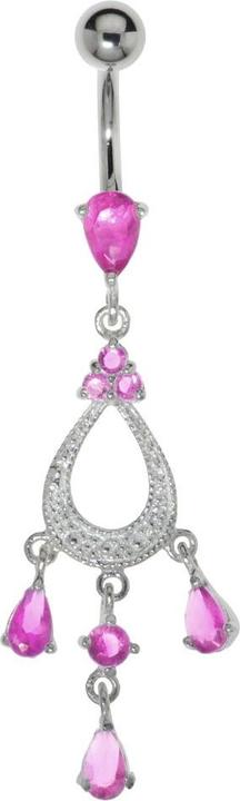 Immagine prodotto Bijouteria Piercing ventre (Acciaio chirurgico 316L, Argento 925, Zirconia)