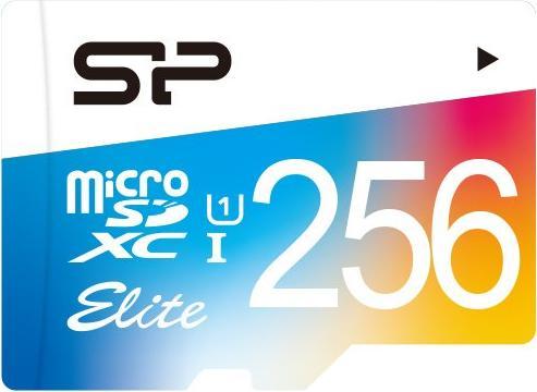 Actual product image Silicon Power Elite 256 (256 GB, microSDXC, U1, UHS-I)