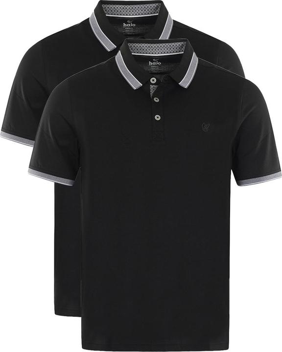 Hajo 2er Pack Pique Poloshirt (58, 3XL)