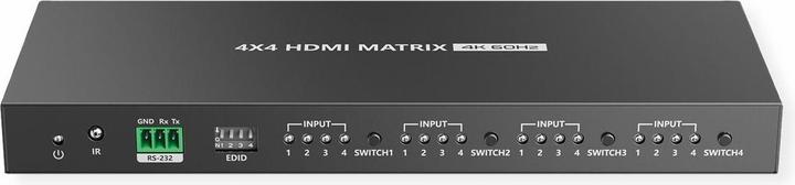 Value HDMI 4x4 Matrix Switch, 4K60Hz