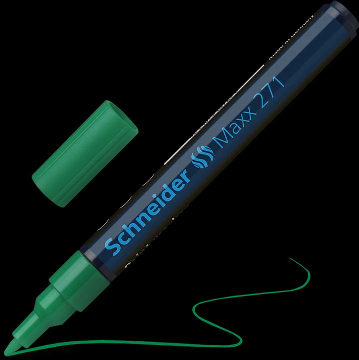 Actual product image Tajima Schneider paint marker 271 grøn 1 - 2 mm (Blue, 2 mm, 1 x)